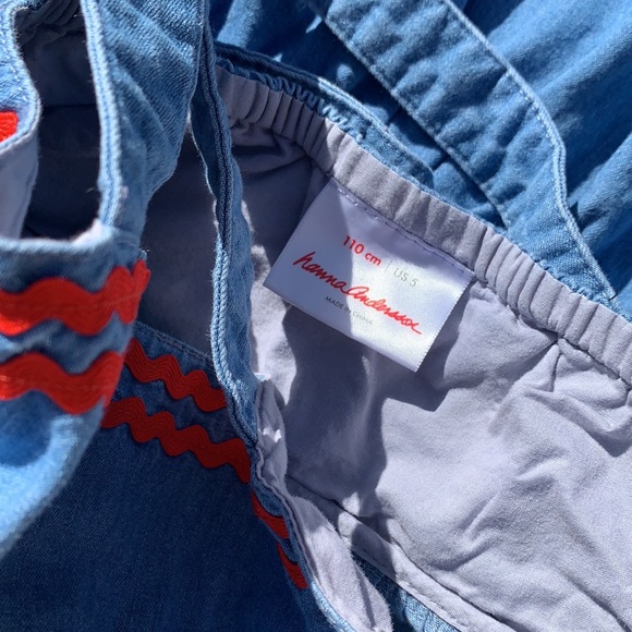 Girls Hanna Andersson sundress size 5 - Picture 4 of 4